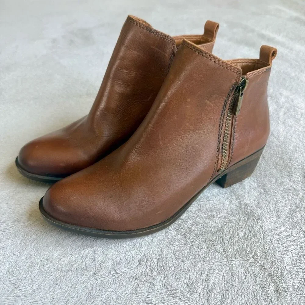 Lucky Brand Women’s Toffee Basel Bootie